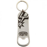 San Antonio Spurs Bottle Opener Keychain: 1 - Keyrings By American Sports