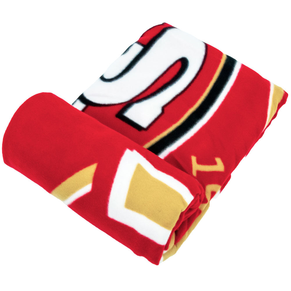 San Francisco 49ers Fleece Blanket: 2 - Blankets By American Sports