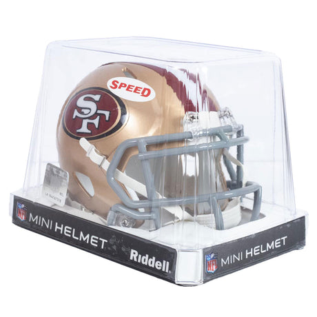 San Francisco 49ers Riddell Speed Mini Helmet: 2 - Figures & Collectables By American Sports