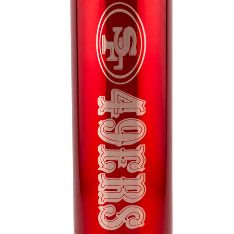 San Francisco 49ers Steel Water Bottle 750ml: 3 - Water Bottles By American Sports