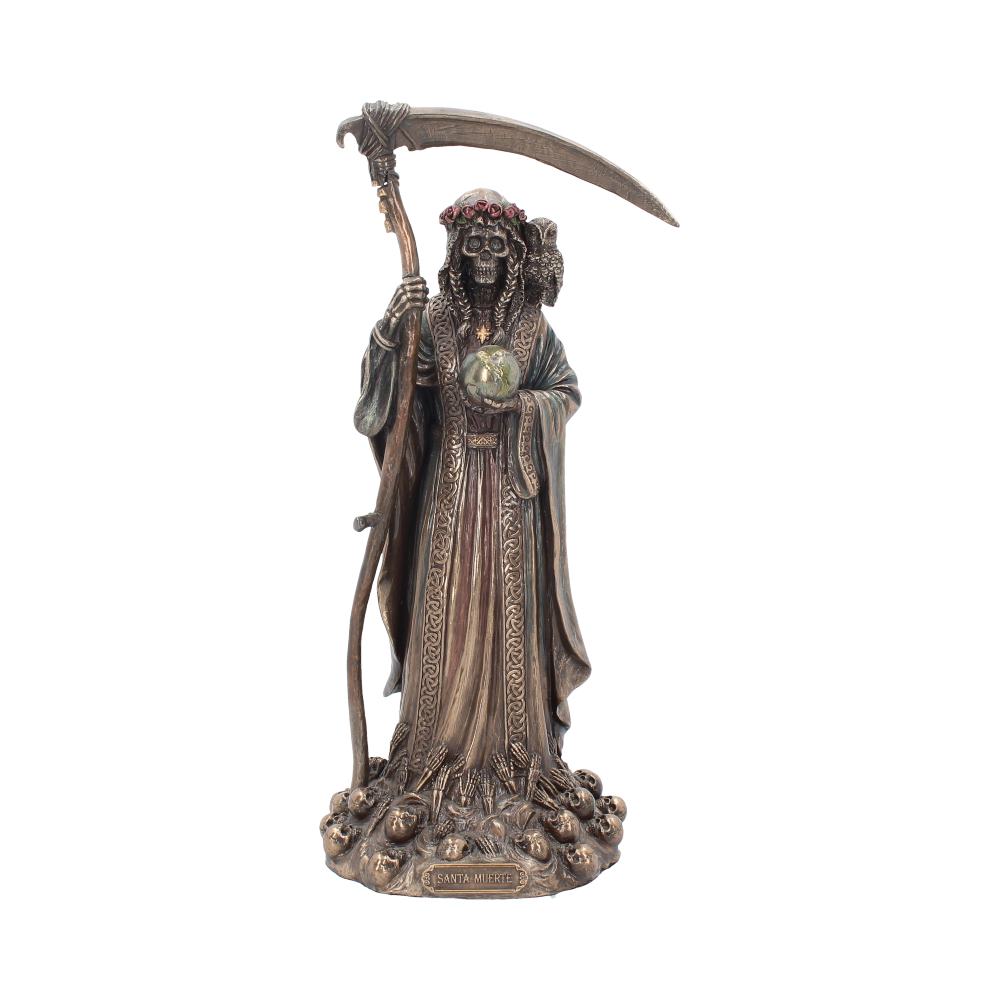 Santa Muerte Reaper Finished in Bronze 29cm: 2 - Figurines Medium (15-29cm) By Gift Moments