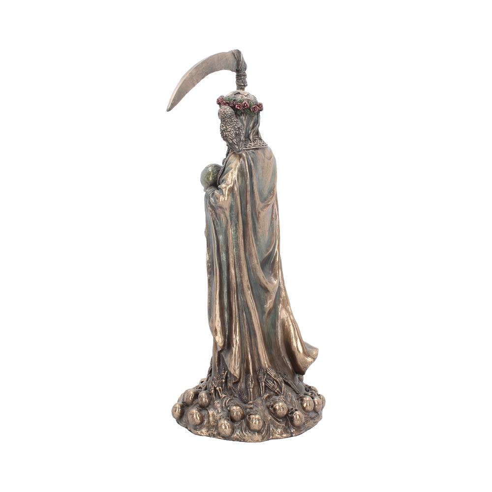 Santa Muerte Reaper Finished in Bronze 29cm: 4 - Figurines Medium (15-29cm) By Gift Moments