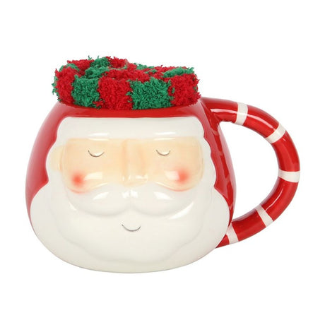 Santa Mug and Socks Set: 2 - Mugs By Gift Moments