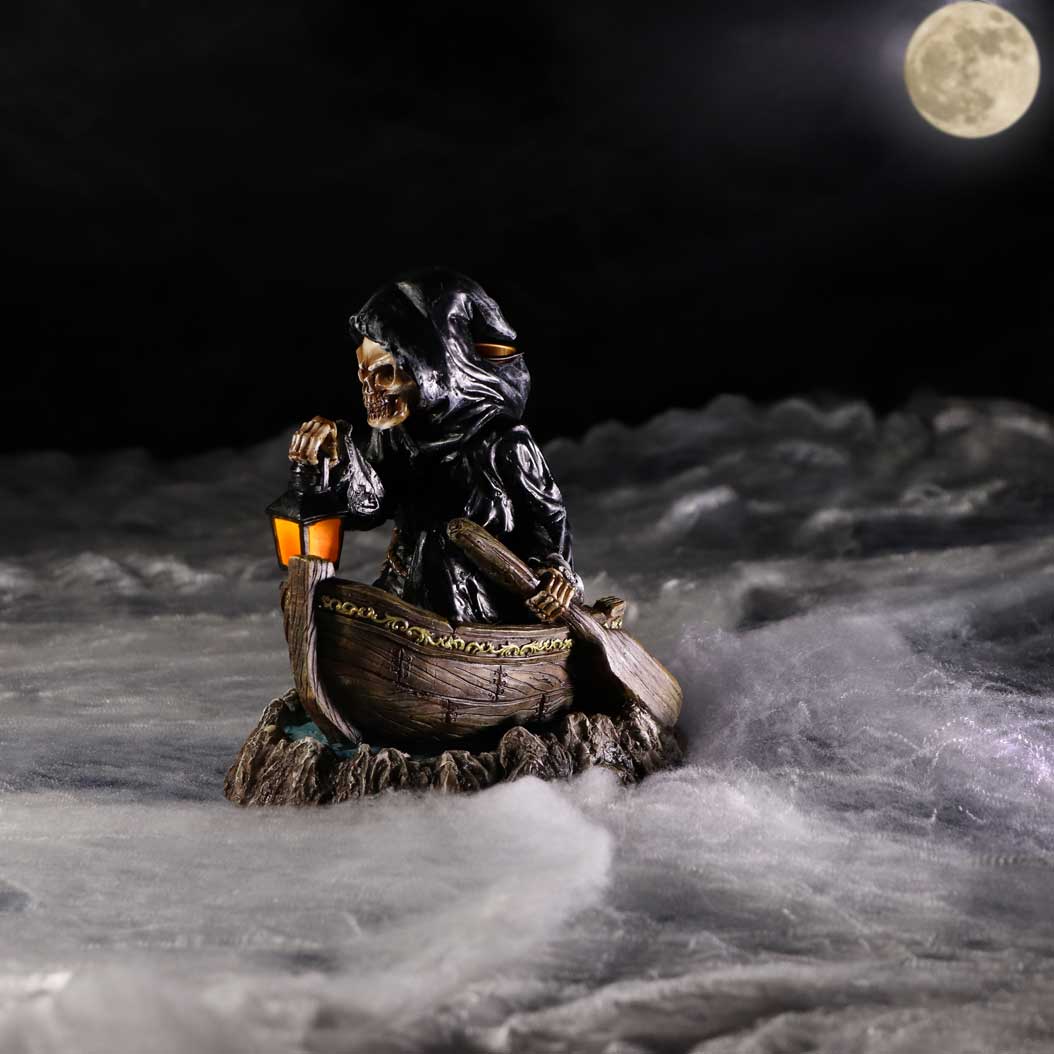 Scent of the Styx Grim Reaper Backflow Incense Burner 16.6cm: 1 - Incense Holders By Gift Moments