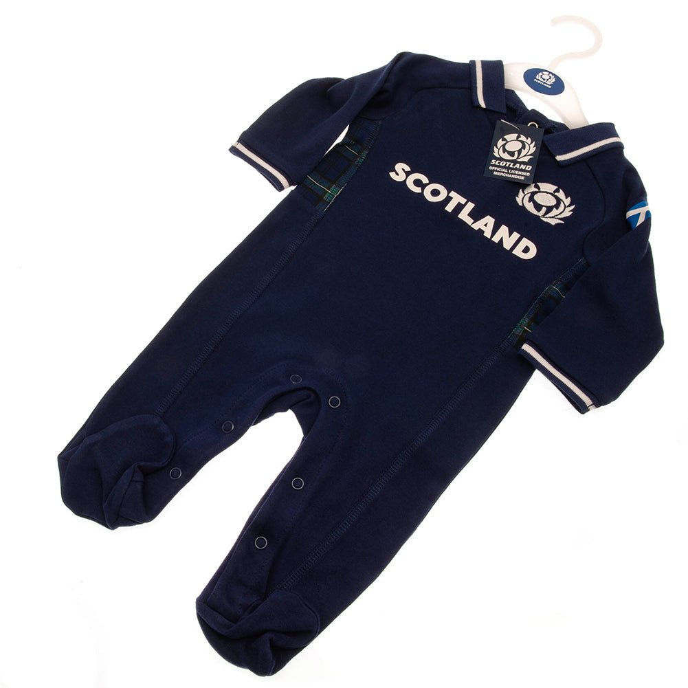 Scotland RU Sleepsuit 9/12 mths GT: 3 Baby Clothing By Gift Moments