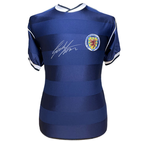 Scottish FA 1986 Strachan Signed Shirt: 1 - Signed Memorabilia By Scotland