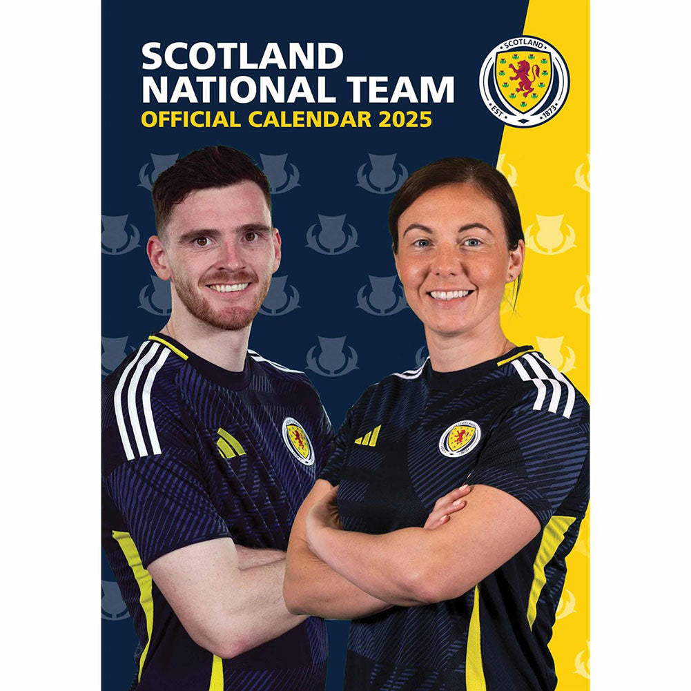 Scottish FA A3 Wall Calendar 2025: 1 - Calendars & Planners By Scotland
