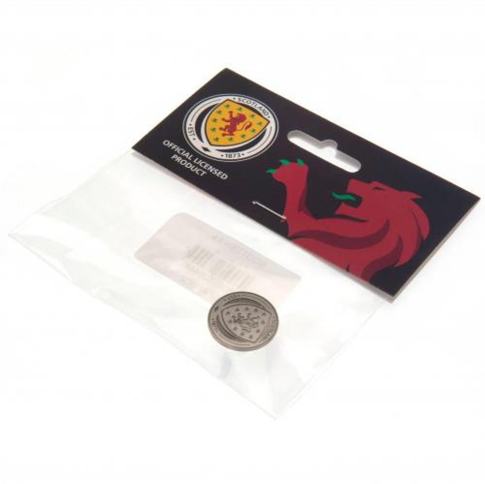 Scottish FA Antique Silver Crest Badge: 2 Accessories By Scotland