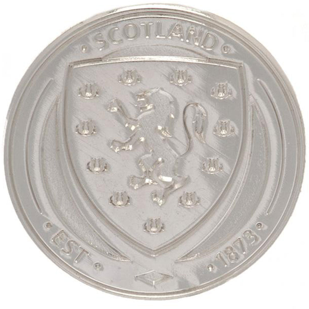 Scottish FA Silver Plated Crest Badge: 1 - Accessories By Scotland