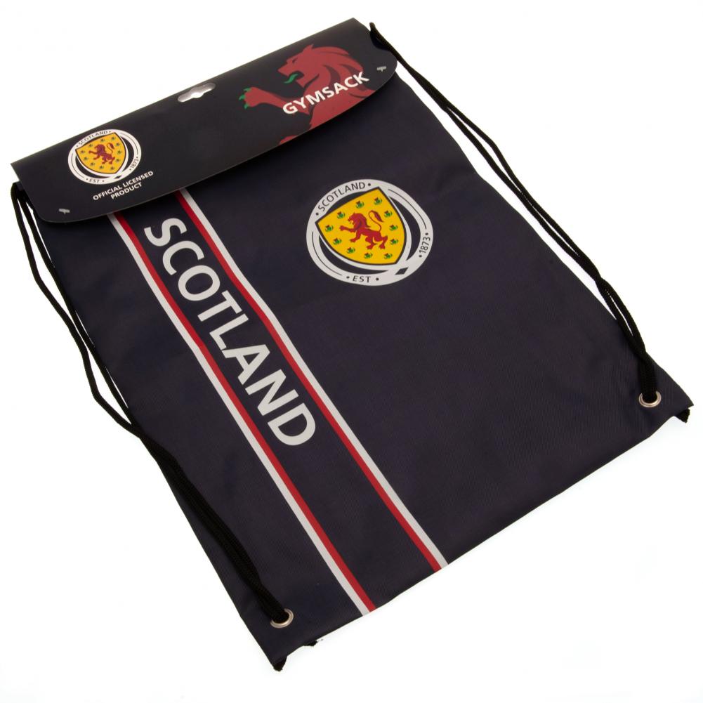 Scottish FA Stripe Gym Bag: 2 - Bags By Scotland