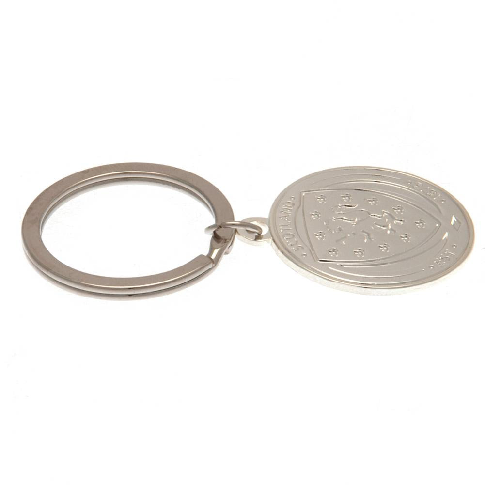 Scottish FA Silver Plated Crest Keyring - Shop Keyrings At Gift Moments - 2