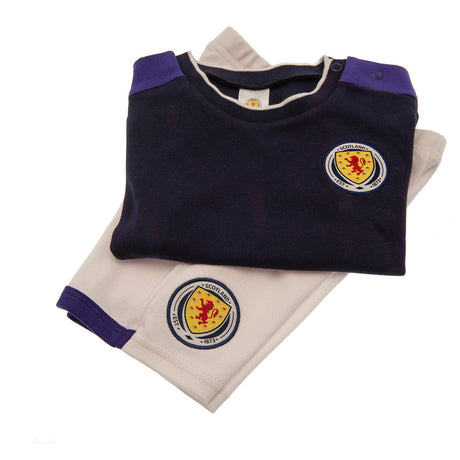 Scottish FA Shirt & Short Set 18-23 Mths TN: 4 - Baby Clothing By Scotland