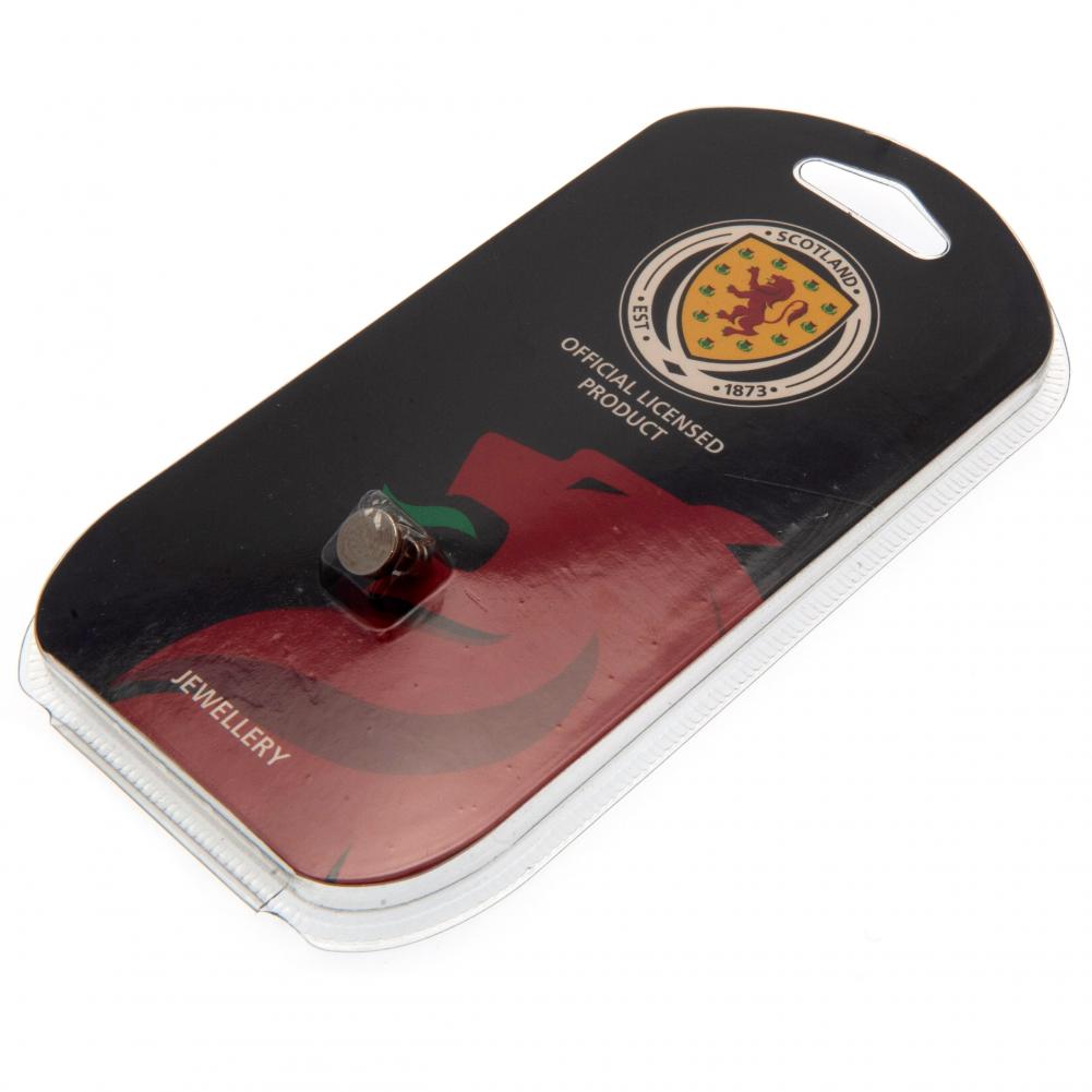 Scottish FA Stainless Steel Stud Earring: 2 - Jewellery By Scotland