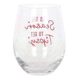 Season to Get Tipsy Stemless Glass: 3 - Glassware By Gift Moments
