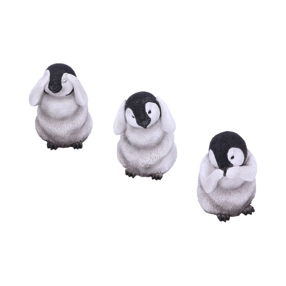 See No Hear No Speak No Evil Emperor Penguin Chick Figurines: 2 - Figures & Collectables By Gift Moments