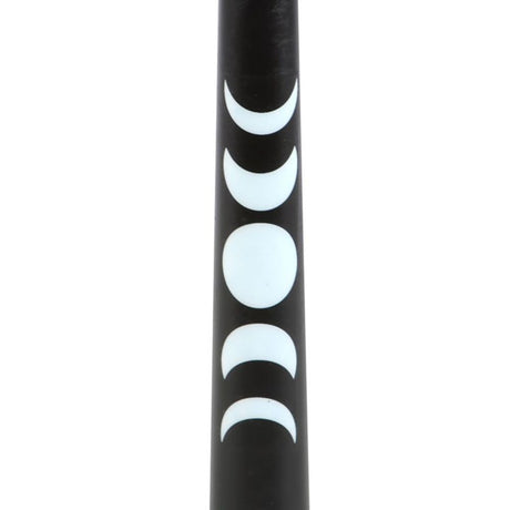 Set of 3 Black Magic Moon Phase Taper Candles: 4 - Candles By Gift Moments