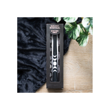 Set of 3 Black Magic Mystical Taper Candles: 6 - Candles By Gift Moments