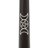 Set of 3 Black Magic Triple Moon Taper Candles: 4 - Candles By Gift Moments
