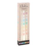 Set of 3 Chakra Balancing Taper Dinner Candles: 1 - Candles By Gift Moments