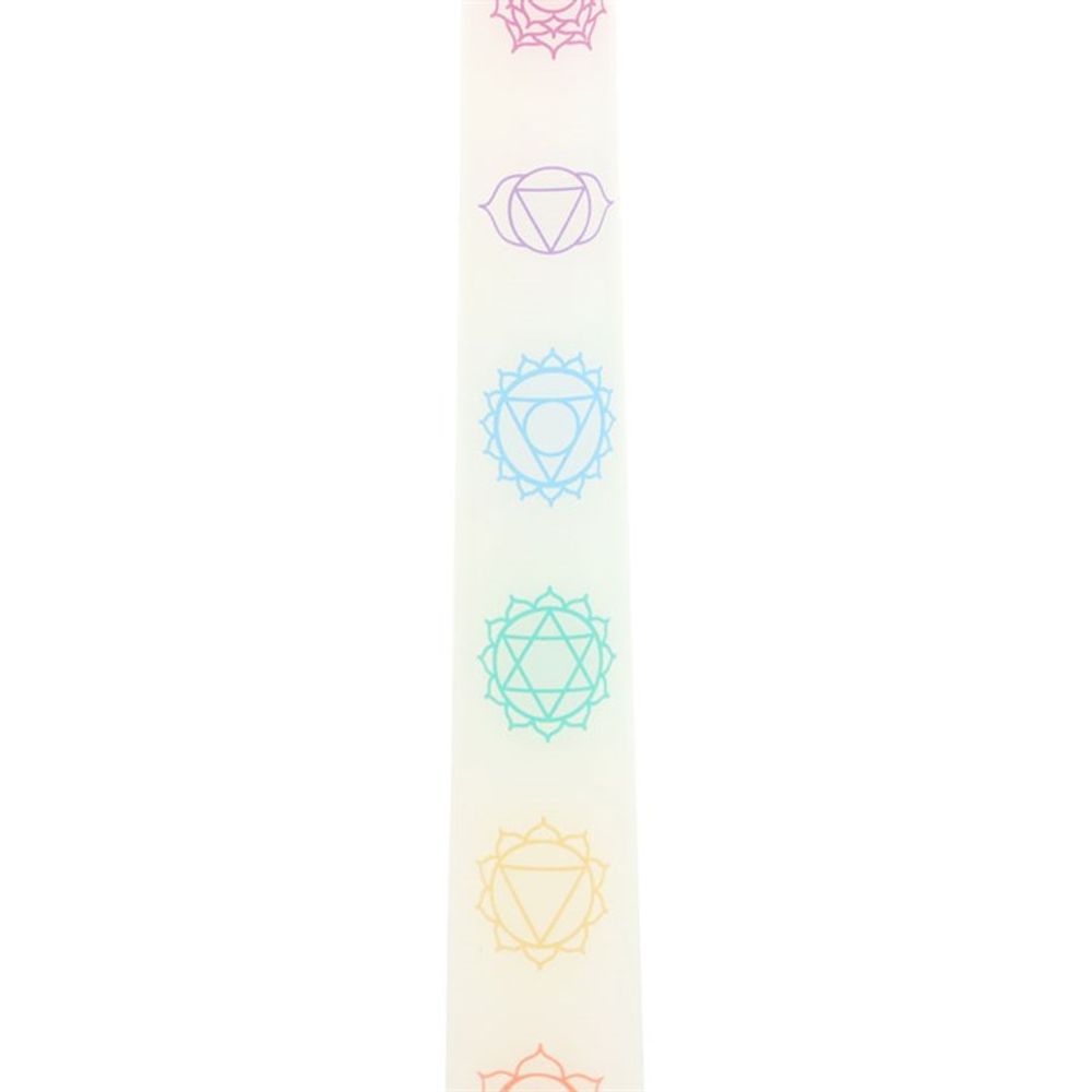 Set of 3 Chakra Balancing Taper Dinner Candles: 4 - Candles By Gift Moments
