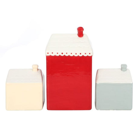 Set of 3 Light Up LED Christmas Houses: 3 - By Gift Moments
