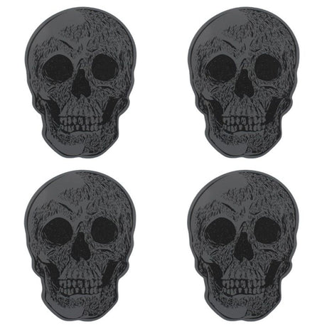Set Of 4 Skull Coasters: 4 - Coasters By Gift Moments