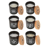 Set of 6 Midnight Ritual Candles: 3 - Candles By Gift Moments
