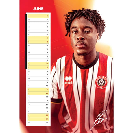 Sheffield United FC A3 Calendar 2025: 3 - Calendars & Planners By Sheffield Wednesday