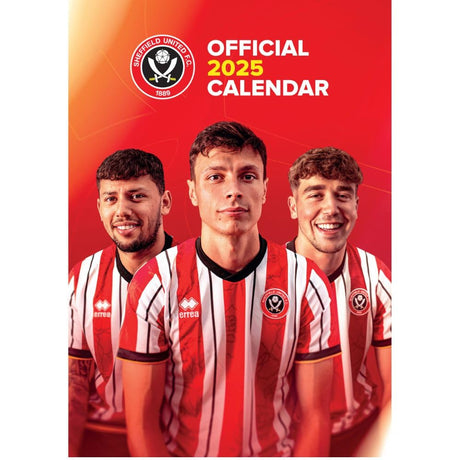 Sheffield United FC A3 Calendar 2025: 1 - Calendars & Planners By Sheffield Wednesday