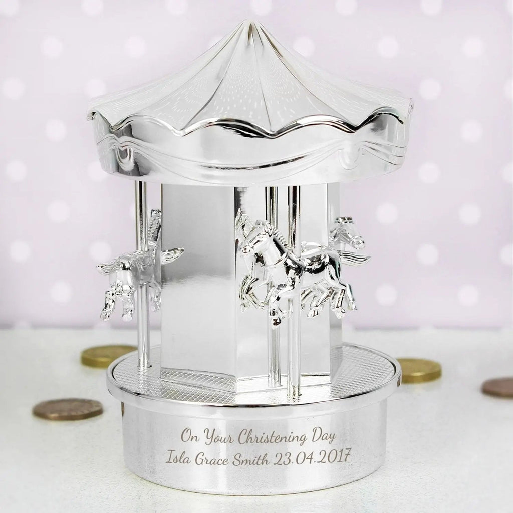 Personalised Carousel Money Box - Shop Money Boxes At Gift Moments - 3