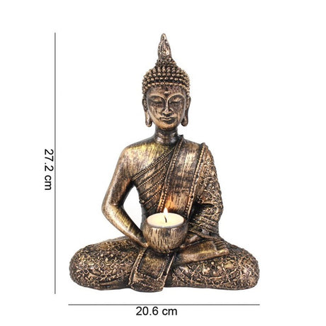 Sitting Thai Buddha Tealight Holder: 3 - By Gift Moments