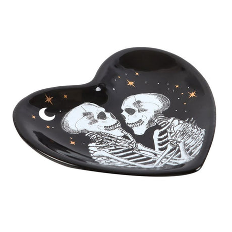 Skeleton Couple Heart Trinket Dish: 3 - By Gift Moments