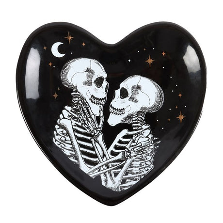 Skeleton Couple Heart Trinket Dish: 2 - By Gift Moments