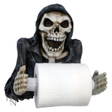 Skeleton Grim Reapers Revenge Toilet Roll Paper Holder: 2 - Toilet Roll Holders By Gift Moments