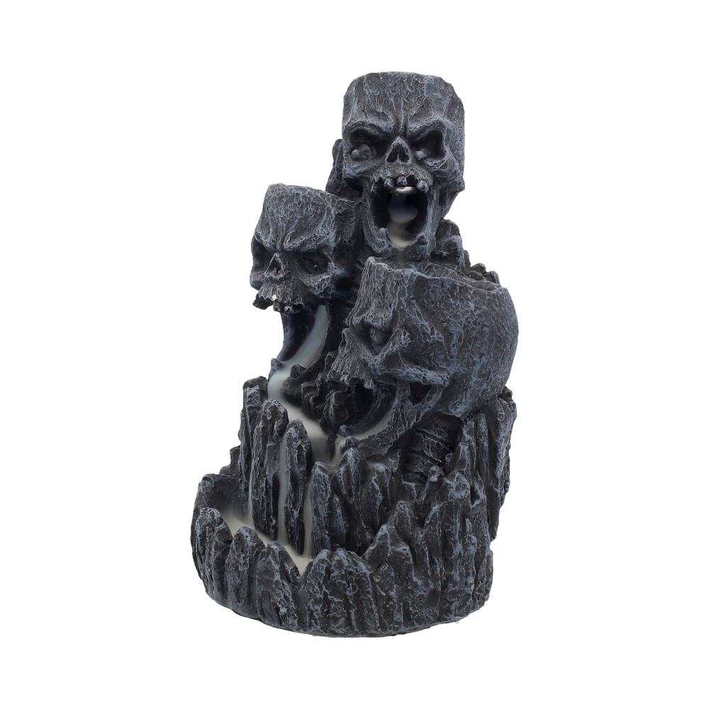 Skull Backflow Incense Tower Incense Holder: 3 - Incense Holders By Gift Moments