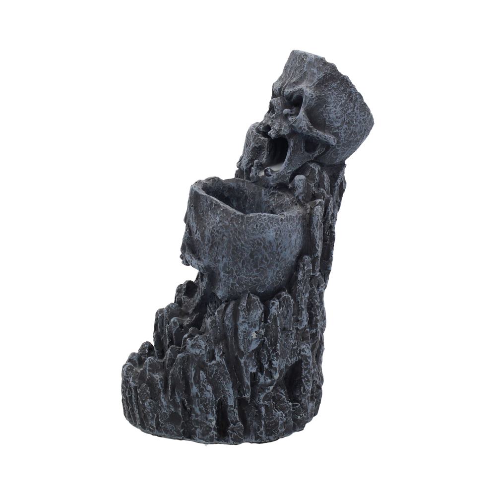 Skull Backflow Incense Tower Incense Holder: 4 - Incense Holders By Gift Moments