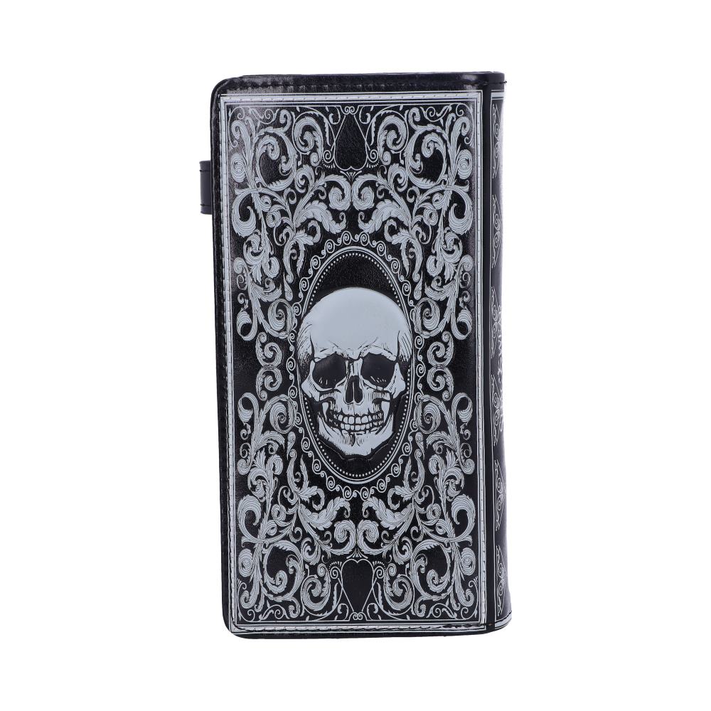 Skull Tarot Card Purse Embossed Wallet: 4 - Purses By Gift Moments