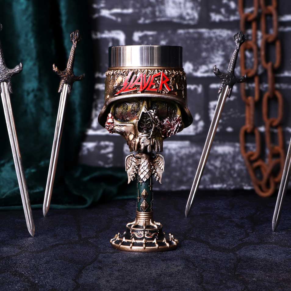 Slayer Eagle Helmet Skull Logo Goblet: 1 - Goblets & Chalices By Slayer