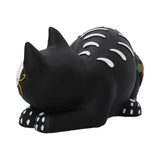 Sleepy Sugar Figurine Mexican Day of the Dead Sugar Skull Cat Ornament: 4 - Figurines Medium (15-29cm) By Gift Moments