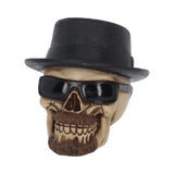 Small Badass Hat and Sunglasses Skull Figurine: 3 - Figures & Collectables By Gift Moments