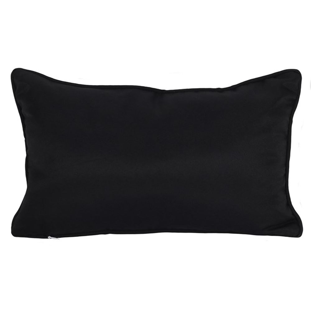Small Rectangular Black and White Talking Board Cushion: 2 - Cushions By Gift Moments