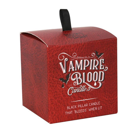 Small Vampire Blood Pillar Candle: 4 - Candles By Gift Moments