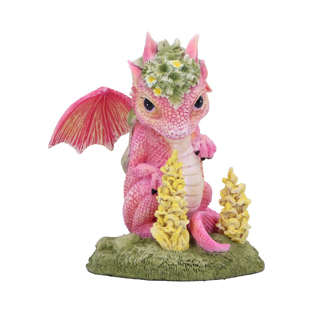 Snapdragon Flower Dragon Figurine: 2 - Figurines Small (Under 15cm) By NN Designs