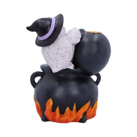 Snowy Brew Owl Backflow Incense Burner 17cm: 4 - Incense Holders By Gift Moments