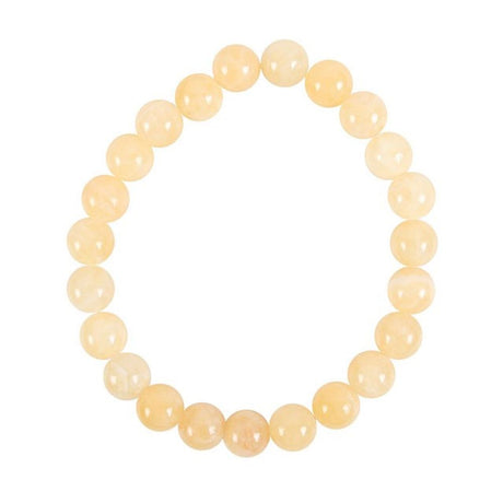 Solar Plexus Chakra Yellow Jade Gemstone Bracelet: 4 - Bracelets By Gift Moments