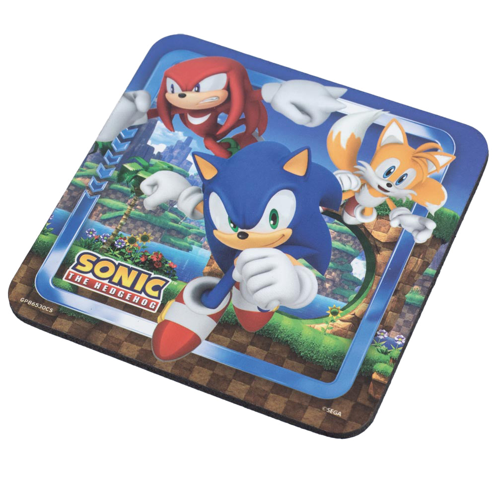 Sonic The Hedgehog Mug & Coaster Set: 4 - Mugs By Sonic The Hedgehog