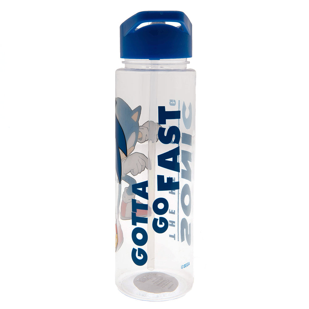 Sonic The Hedgehog Plastic Drinks Bottle: 3 Water Bottles By Sonic The Hedgehog