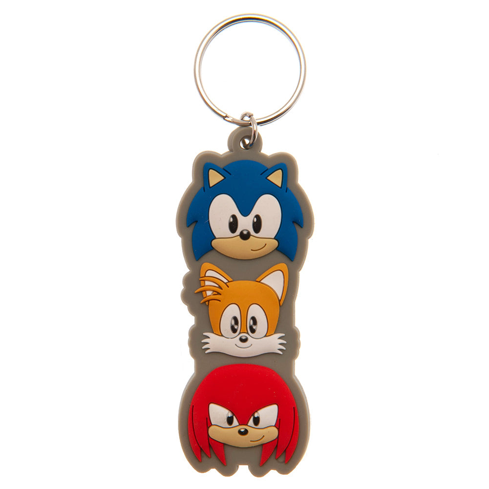 Sonic The Hedgehog Group PVC Keyring: 1 Keyrings By Sonic The Hedgehog