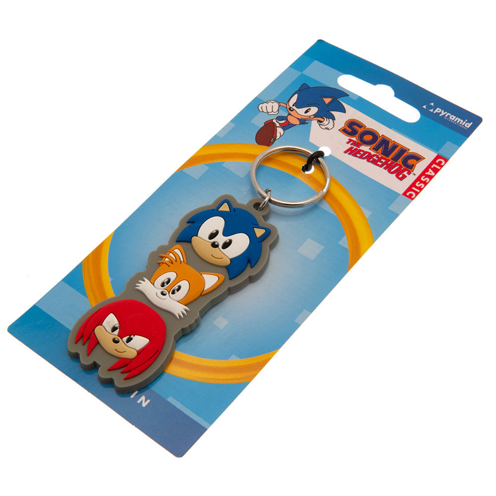 Sonic The Hedgehog Group PVC Keyring: 3 Keyrings By Sonic The Hedgehog