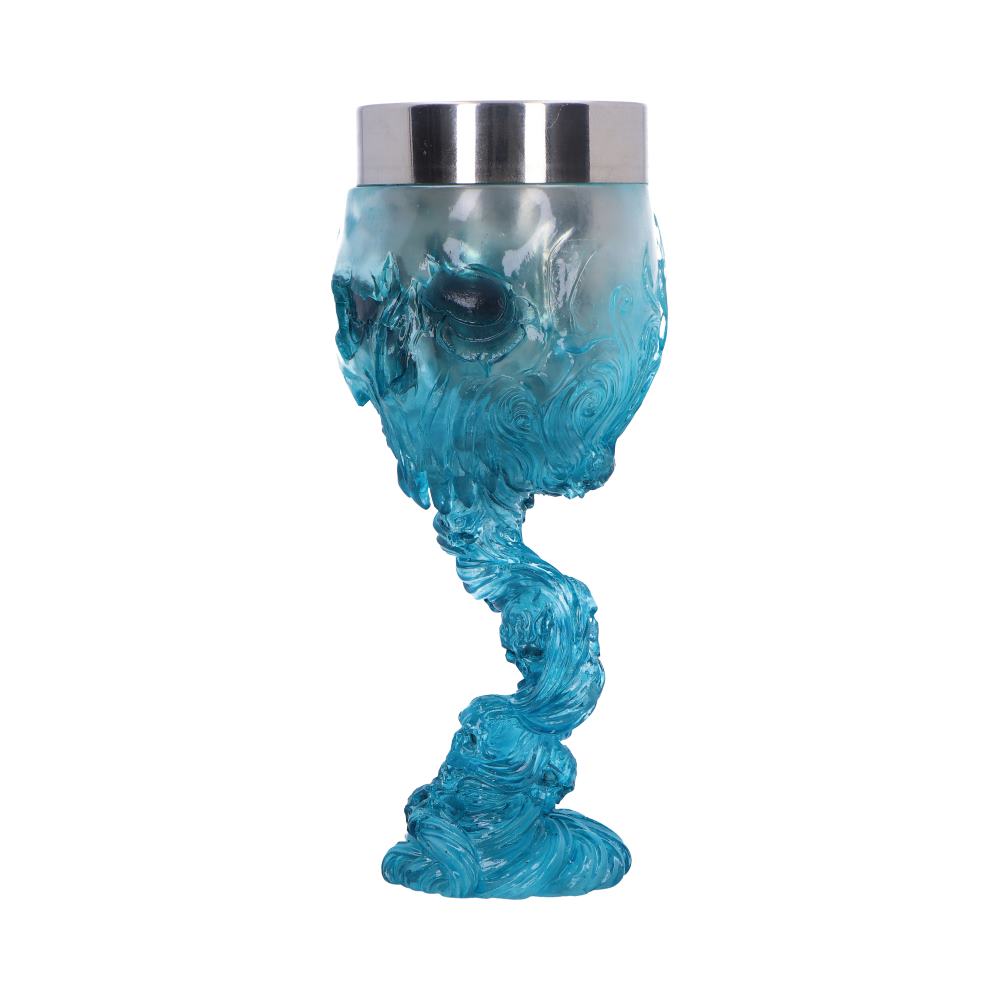 Soul Spirit Clear Blue Skull Goblet: 3 - Goblets & Chalices By NN Designs